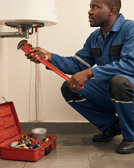 Geyser repair project
